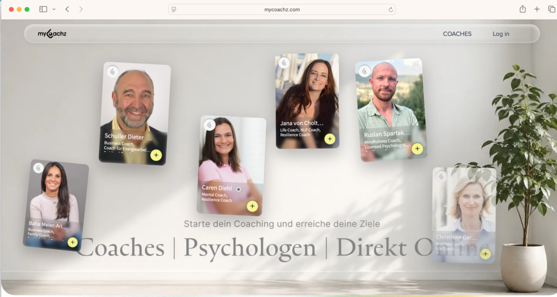 myCoachz Online Coaching Plattform